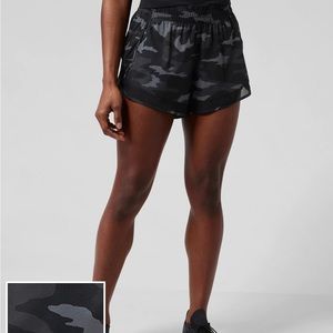 Athlete mesh racer run short 4”